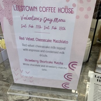 Leestown Coffee House - Valentines specials - Coffee & Tea Near Me - Lexington, Kentucky