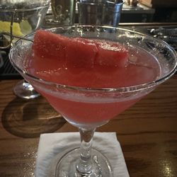 Hickory Street Lounge - Gracie's watermelon martini...Yum!