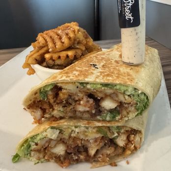 Elm Street Diner - Crispy Chicken Caesar Monster Burrito - Diners Near Me - Stamford, Connecticut