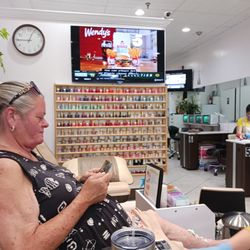 Ruby Nail & Tan - My BFF and I enjoying pedicures