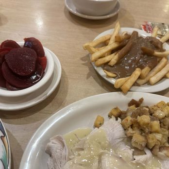 Squeaky Rail Diner - Pickled beets with fries and beef gravy - Diners Near Me - Enola, Pennsylvania