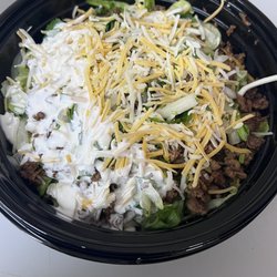 Fully Loaded Tacos - Asada taco Salad