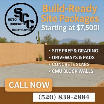 Soto Concrete Construction - Masonry/Concrete Near Me - Tucson, Arizona Soto Concrete Construction - Masonry/Concrete Near Me - Tucson, Arizona