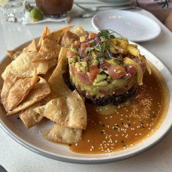 Crudo - "Poky" tower - Latin American Near Me - Palm Springs, California Crudo - "Poky" tower - Latin American Near Me - Palm Springs, California