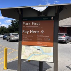 Harpers Ferry Train Station - Parking sign