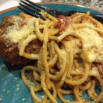 Fugazzis - Spaghetti and meatballs. Not bad but had much better (and worse). - Diners Near Me - Visalia, California Fugazzis - Spaghetti and meatballs. Not bad but had much better (and worse). - Diners Near Me - Visalia, California