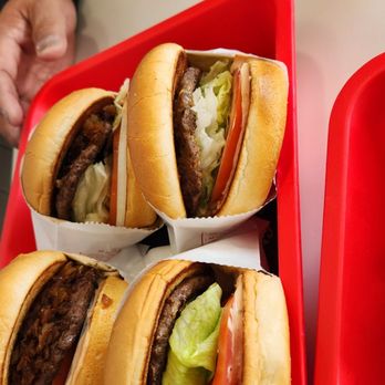 In-N-Out Burger - 4 hamburgers - Burgers Near Me - Sparks, Nevada