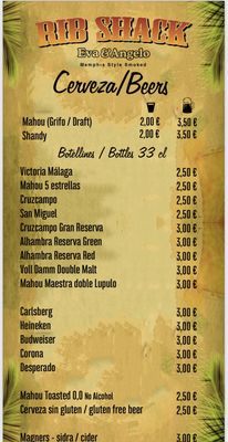 Menu photo 1 Rib Shack Marbella, MA