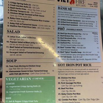 Viet Fire Kitchen - Vietnamese Near Me - Ashburn, Virginia