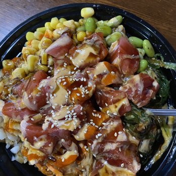 Ginza Japanese Grill - Tuna Poke Bowl sushi rice - Japanese Near Me - Charleston, South Carolina Ginza Japanese Grill - Tuna Poke Bowl sushi rice - Japanese Near Me - Charleston, South Carolina