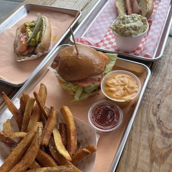 Clark’s Snack Bar - Cheeseburger, Chicago Dog, Potato Salad, hot dog, cheese fries - Hot Dogs Near Me - Charlotte, North Carolina
