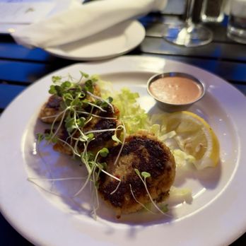 McKays Public House - Crab cakes appetizer - American Near Me - Bar Harbor, Maine McKays Public House - Crab cakes appetizer - American Near Me - Bar Harbor, Maine