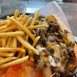 Last Chance Bar & Grill - The Philly Cheesesteak is very good!