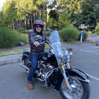 Volcano Harley-Davidson - Me on my Heritage Classic up at Mt. Hood area. - Motorcycle Repair Near Me - Gladstone, Oregon Volcano Harley-Davidson - Me on my Heritage Classic up at Mt. Hood area. - Motorcycle Repair Near Me - Gladstone, Oregon