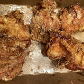 Mogu Fried Chicken - That's how big the pieces of chicken are - this is a big 7x10 to go box. - Japanese Near Me - Vancouver, British Columbia Mogu Fried Chicken - That's how big the pieces of chicken are - this is a big 7x10 to go box. - Japanese Near Me - Vancouver, British Columbia