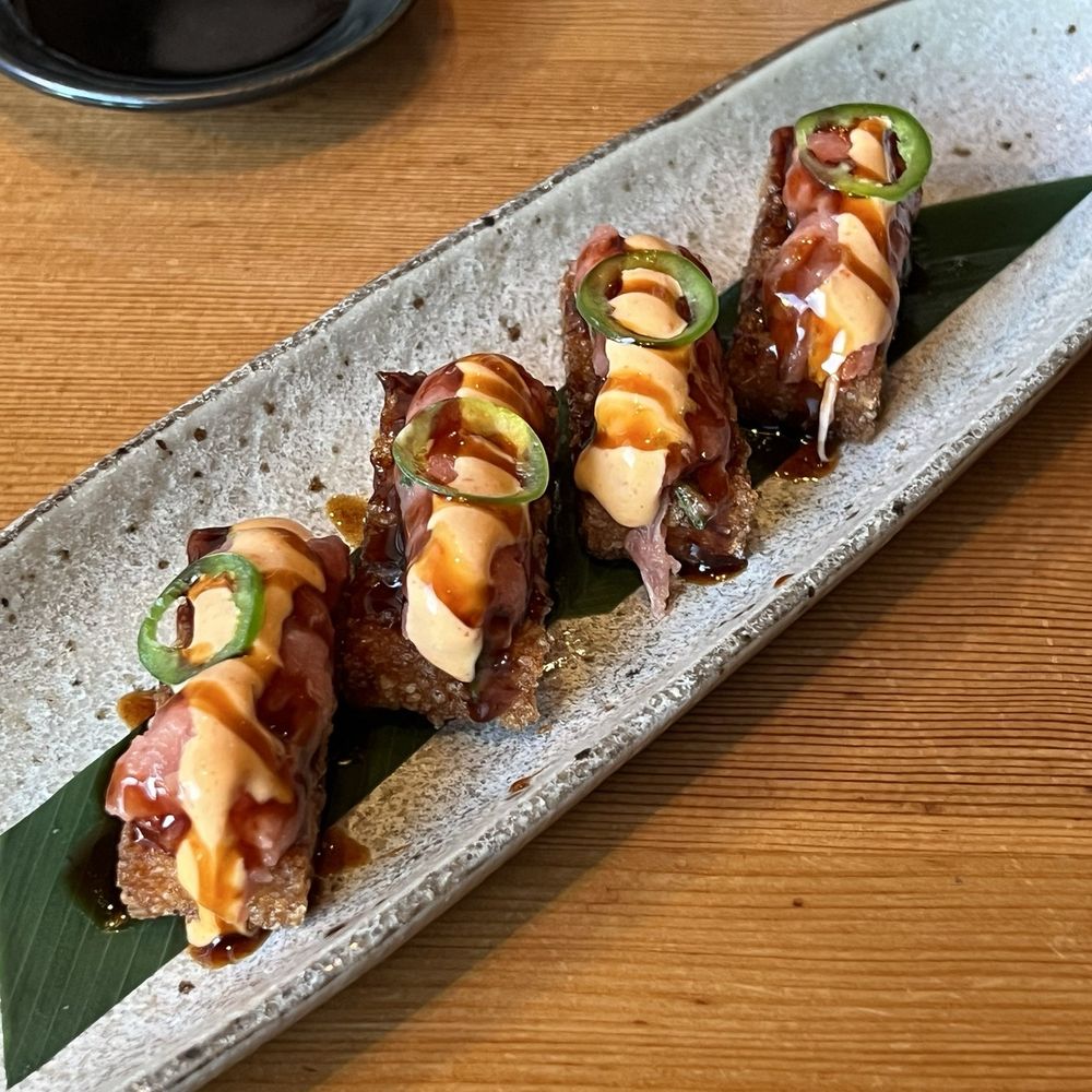 Azumi - Crispy tuna - Sushi Bars Near Me - Baltimore, Maryland Azumi - Crispy tuna - Sushi Bars Near Me - Baltimore, Maryland