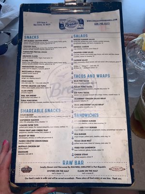 Menu photo 6 Breeze’s Dock Bar and Grill New Gretna, NJ Menu photo 6 Breeze’s Dock Bar and Grill New Gretna, NJ