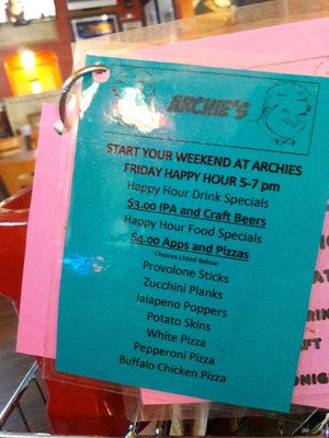 Menu photo 4 Archie's Pittsburgh, PA