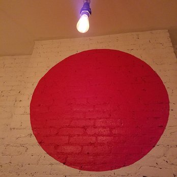 Nana Ramen - Flag mural on the wall. - Ramen Near Me - Brooklyn, New York