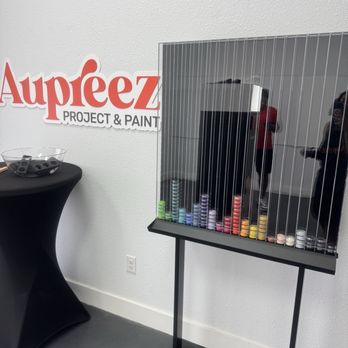 Aupreez - Automated paint dispenser - Paint & Sip Near Me - Pearland, Texas Aupreez - Automated paint dispenser - Paint & Sip Near Me - Pearland, Texas