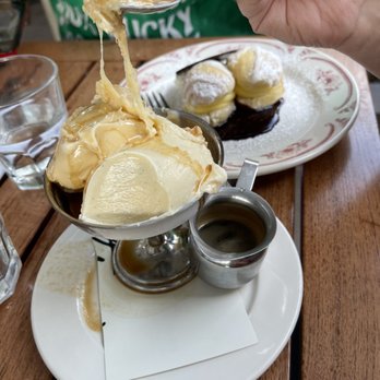 Pietro's - Affogato al caffe  (Gelato with Espresso)  Heavenly!! - Italian Near Me - Lodi, California