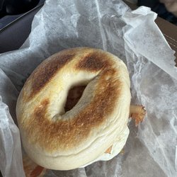 Elliano's - Long black hair in sandwich