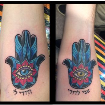 Self Inflicted Studios - My fiance and I got matching tattoos by Zach "Panda." - Tattoo Near Me - St. Louis, Missouri