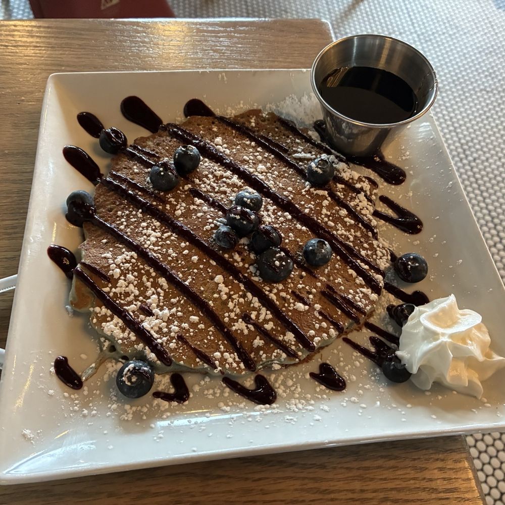 Blueberry Brunch - Blueberry pancake(single stack add-on) - Breakfast & Brunch Near Me - Farmington, Michigan Blueberry Brunch - Blueberry pancake(single stack add-on) - Breakfast & Brunch Near Me - Farmington, Michigan