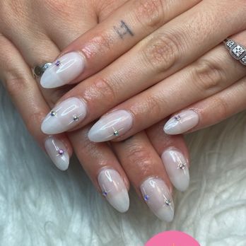 VIP Nails - Sparkle Gel X  Done by Tammy!! - Nail Salons Near Me - Worcester, Massachusetts