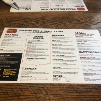 O'Neill's Grill - Menu - American Near Me - Harrisonburg, Virginia O'Neill's Grill - Menu - American Near Me - Harrisonburg, Virginia
