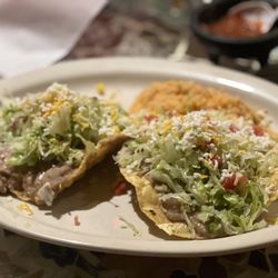 Teresa's Mosaic Cafe - Bean Tostadas