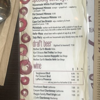 Beach Plum Kitchen - Drink menu - New American Near Me - Carlsbad, California Beach Plum Kitchen - Drink menu - New American Near Me - Carlsbad, California