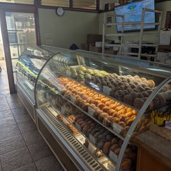 Punalu'u Bake Shop  - Donut case - Bakeries Near Me - Naalehu, Hawaii