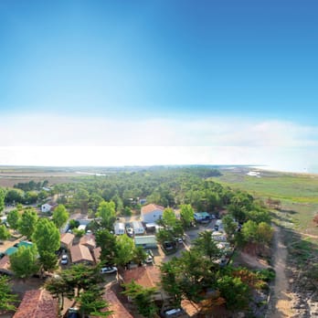 Le Bellevue - vue aérienne du camping le Bellevue - Campgrounds Near Me - La Tranche sur Mer, 85