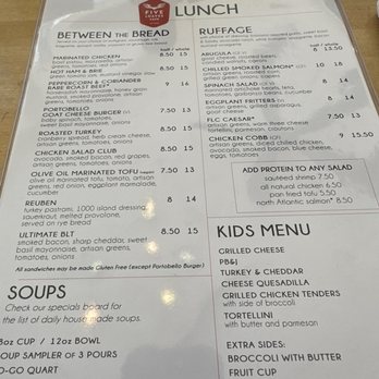 Five Loaves Cafe - Menu - Sandwiches Near Me - Summerville, South Carolina Five Loaves Cafe - Menu - Sandwiches Near Me - Summerville, South Carolina