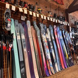 Backcountry Essentials - We carry an extensive collection of touring and alpine focused skis as well as snowboards too!
