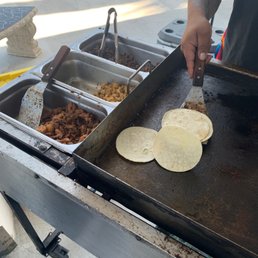 Jonathon making YUMMY TACOS + great service !!!
