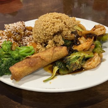 Asia Restaurant - Sesame Chicken & sichuan shrimp with fried rice and eggroll , Choice of 2 Pieces Special Combination Plate, - Chinese Near Me - San Antonio, Texas Asia Restaurant - Sesame Chicken & sichuan shrimp with fried rice and eggroll , Choice of 2 Pieces Special Combination Plate, - Chinese Near Me - San Antonio, Texas
