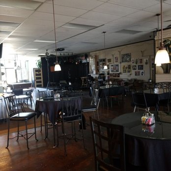 Enoteca - Dining area and stage.  We were here between lunch and dinner on a saturday - Bars Near Me - Crescent City, California