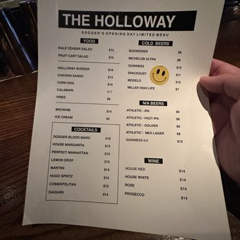 The Holloway - Menu - 3/2026 - Gastropubs Near Me - Los Angeles, California The Holloway - Menu - 3/2026 - Gastropubs Near Me - Los Angeles, California