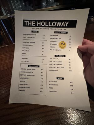 Menu photo 3 The Holloway Los Angeles, CA Menu photo 3 The Holloway Los Angeles, CA