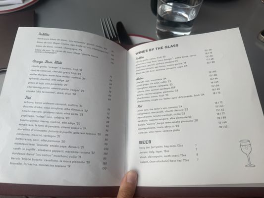 Menu photo 2 Beretta Valencia San Francisco, CA