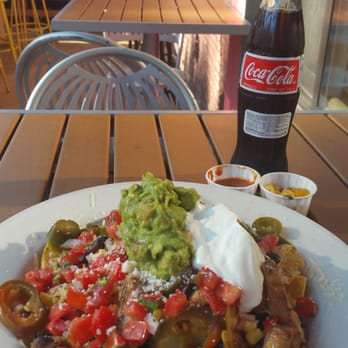 Pecado Bueno - My meal with a little taste of what the front patio is like. - Mexican Near Me - Seattle, Washington