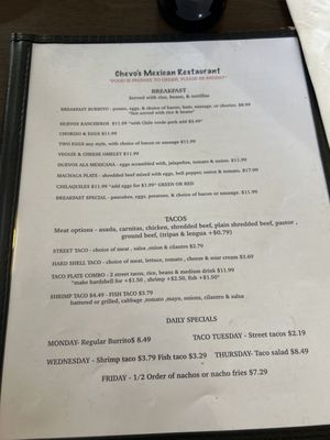 Menu photo 3 Chevo's Mexican Restaurant & Seafood Apple Valley, CA Menu photo 3 Chevo's Mexican Restaurant & Seafood Apple Valley, CA