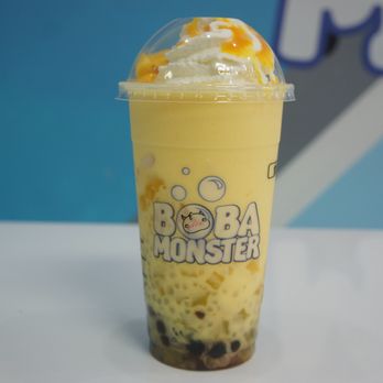 Boba Monster - Mango sago ($6.00) - Desserts Near Me - Vancouver, British Columbia Boba Monster - Mango sago ($6.00) - Desserts Near Me - Vancouver, British Columbia