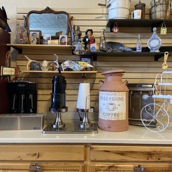 Oh Sweetie - How cute is the coffee station again the man had such a charm to him! You guys have to stop in. - Ice Cream & Frozen Yogurt Near Me - Williams, Arizona