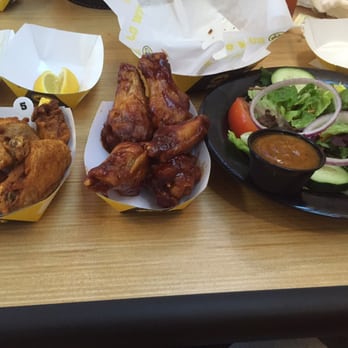 Buffalo Wild Wings - .70 cent Wing Tuesday. Side Salad with Bourbon honey mustard dressing. Chipotle rub and Bbq wings. - American Near Me - Concord, California Buffalo Wild Wings - .70 cent Wing Tuesday. Side Salad with Bourbon honey mustard dressing. Chipotle rub and Bbq wings. - American Near Me - Concord, California