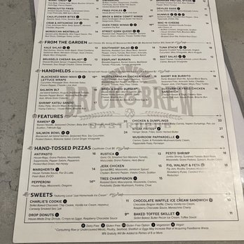 Brick & Brew - Menu - Gastropubs Near Me - Media, Pennsylvania