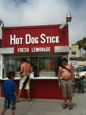 Hot Dog on a Stick by null