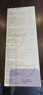 Menu photo 6 Bloom Boutique Bar & Eatery Albany, NY
